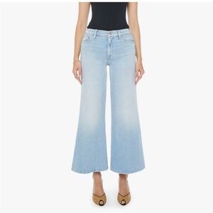 MOTHER Twister Flood Wide-Leg Jeans inseam 28